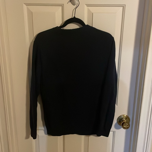 LONG WHARF SUPPLY CO SKULL+CROSSBONES NAVY SEAWELL KNIT SWEATER MENS SOLD OUT - Picture 3 of 5